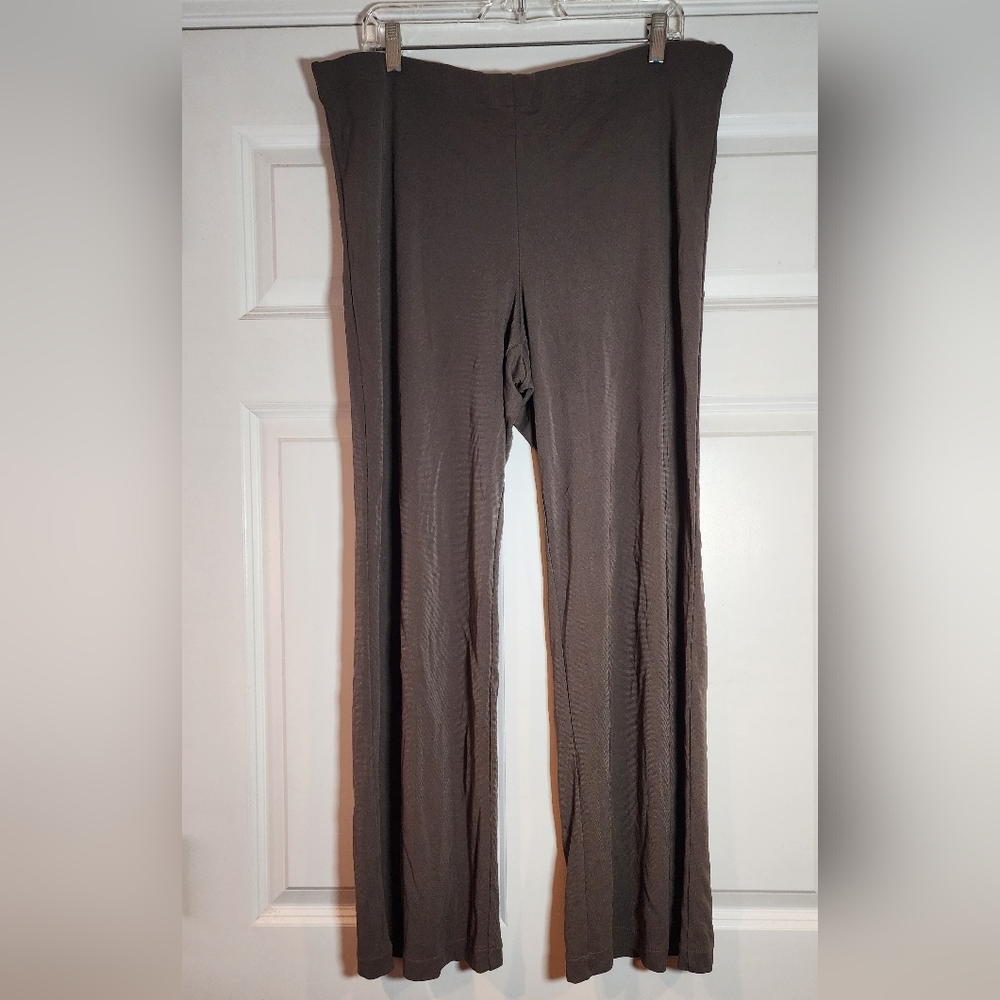 DKNY Brown Wide Leg Pants